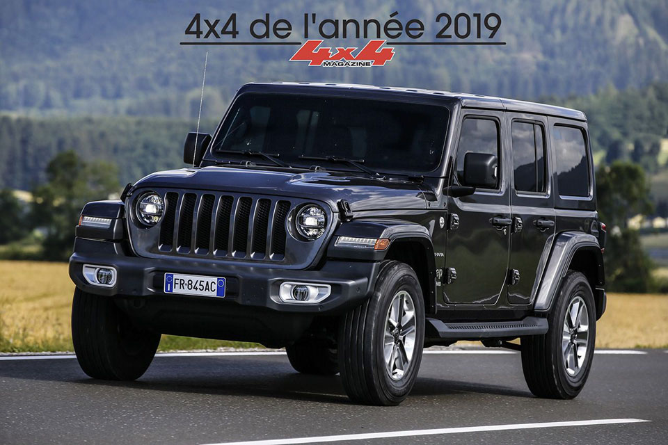 Nowy Jeep Wrangler zdobywcą tytułu „4x4 de l’Année 2019